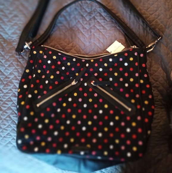 Vera Bradley Vivian Hobo Bag Purse - Picture 7 of 8